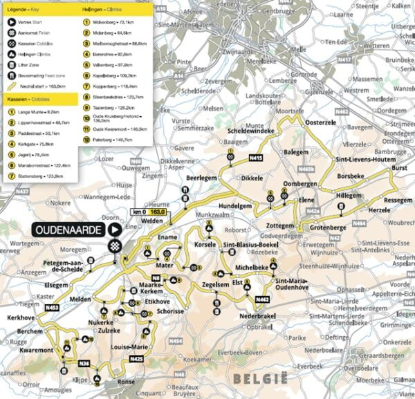 Weersverwachting Ronde Van Vlaanderen Noodweerbenelux