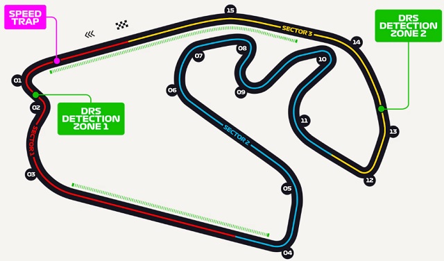 Circuit Formule 1 race van Brazilië 2024